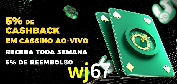 Promoções do cassino ao Vivo wj67